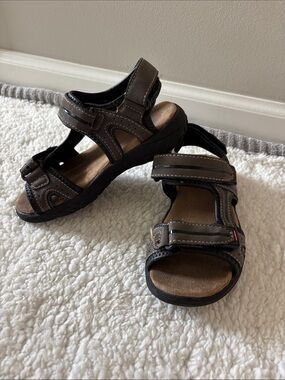 Thereabouts Kids Adjustable Brown Sport Sandals